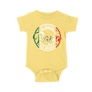 El-Mejor-Papa-Del-Mundo Mexican Father's-Day T-Shirt Gift for Dad Unisex Baby Jersey
