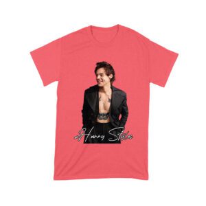 Stylish Black and White Hary-Styls Portrait Graphic Tee for True Fans Unisex Toddler