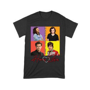 Retro Pop Color Blocks Hary-Styls Graphic T-Shirt for Music Lovers Unisex Toddler – Viva Party