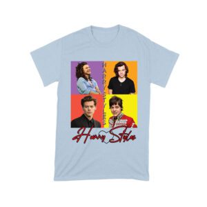 Retro Pop Color Blocks Hary-Styls Graphic T-Shirt for Music Lovers Unisex Toddler