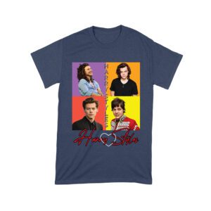 Retro Pop Color Blocks Hary-Styls Graphic T-Shirt for Music Lovers Unisex Toddler