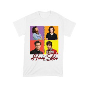 Retro Pop Color Blocks Hary-Styls Graphic T-Shirt for Music Lovers Unisex Toddler