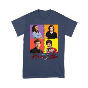 Retro Pop Color Blocks Hary-Styls Graphic T-Shirt for Music Lovers Unisex Youth