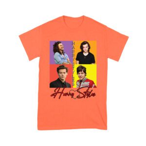 Retro Pop Color Blocks Hary-Styls Graphic T-Shirt for Music Lovers Unisex Youth