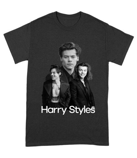 Monochrome Multi-Pose Hary-Styls T-Shirt for Classic Style Fans Unisex Adult – Viva Party