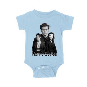Monochrome Multi-Pose Hary-Styls T-Shirt for Classic Style Fans Unisex Baby Jersey