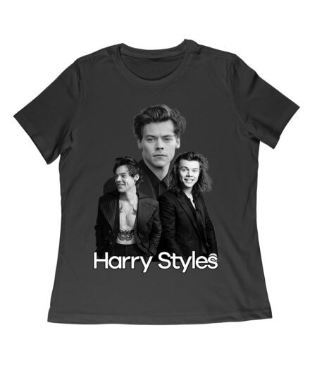 Monochrome Multi-Pose Hary-Styls T-Shirt for Classic Style Fans Women Relaxed – Viva Party