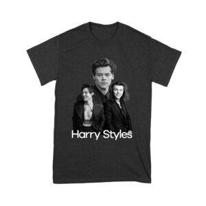 Monochrome Multi-Pose Hary-Styls T-Shirt for Classic Style Fans Unisex Youth – Viva Party