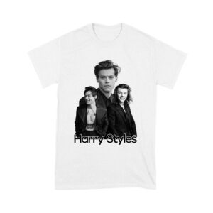 Monochrome Multi-Pose Hary-Styls T-Shirt for Classic Style Fans Unisex Youth