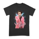 Pink Suit Performance Hary-Styls T-Shirt with Microphone Graphic Unisex Adult – Viva Party
