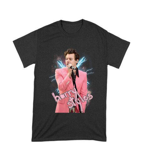 Pink Suit Performance Hary-Styls T-Shirt with Microphone Graphic Unisex Toddler – Viva Party