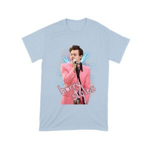 Pink Suit Performance Hary-Styls T-Shirt with Microphone Graphic Unisex Toddler