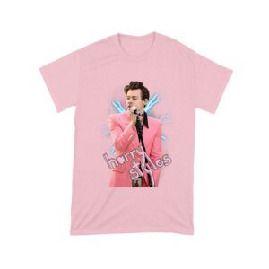 Pink Suit Performance Hary-Styls T-Shirt with Microphone Graphic Unisex Toddler