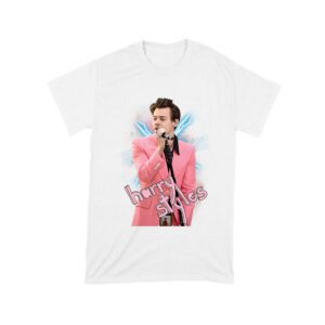 Pink Suit Performance Hary-Styls T-Shirt with Microphone Graphic Unisex Toddler