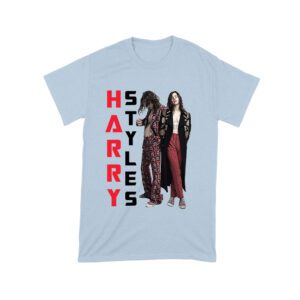Vertical Text Red-Black Hary-Styls T-Shirt with Stylish Pose Unisex Toddler