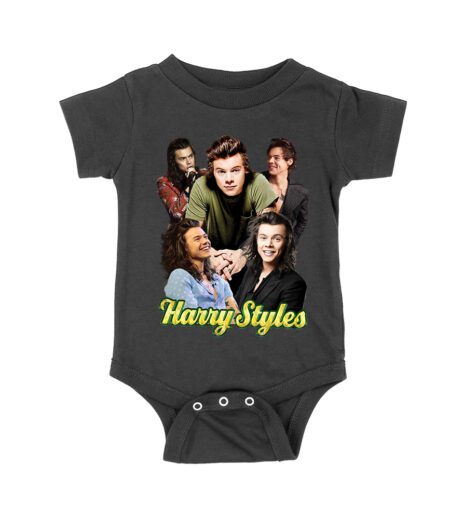 Group Expressions Collage Hary-Styls T-Shirt with Artistic Layout Unisex Baby Jersey – Viva Party