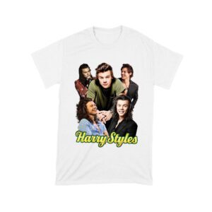 Group Expressions Collage Hary-Styls T-Shirt with Artistic Layout Unisex Toddler