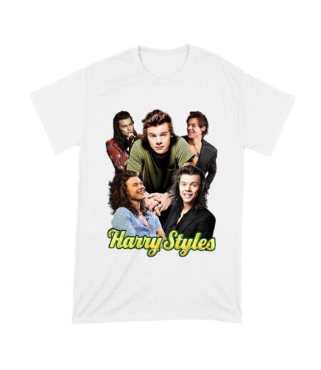 Group Expressions Collage Hary-Styls T-Shirt with Artistic Layout Unisex Toddler