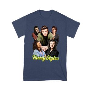 Group Expressions Collage Hary-Styls T-Shirt with Artistic Layout Unisex Youth