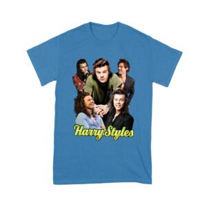 Group Expressions Collage Hary-Styls T-Shirt with Artistic Layout Unisex Youth