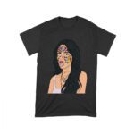 Olivia Rodrigo Cartoon Style T-Shirt with Face Stickers and Pop Expression Unisex Toddler – Viva Party