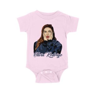 Shocked Expression Olivia Rodrigo T-Shirt with Bold Hoodie Look Unisex Baby Jersey