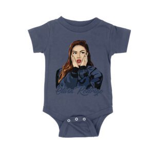 Shocked Expression Olivia Rodrigo T-Shirt with Bold Hoodie Look Unisex Baby Jersey