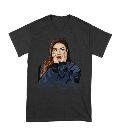 Shocked Expression Olivia Rodrigo T-Shirt with Bold Hoodie Look Unisex Youth – Viva Party