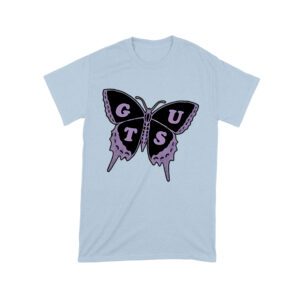 GUTS Butterfly Olivia Rodrigo T-Shirt with Purple Wings and Typography Unisex Toddler