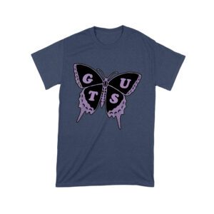 GUTS Butterfly Olivia Rodrigo T-Shirt with Purple Wings and Typography Unisex Toddler