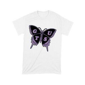 GUTS Butterfly Olivia Rodrigo T-Shirt with Purple Wings and Typography Unisex Toddler