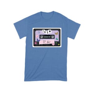 SOUR Cassette Tape Olivia Rodrigo T-Shirt with Butterflies and Notes Unisex Toddler