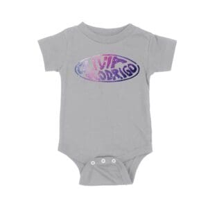Oval Olivia Rodrigo T-Shirt with Glitter Style Retro Lettering Unisex Baby Jersey