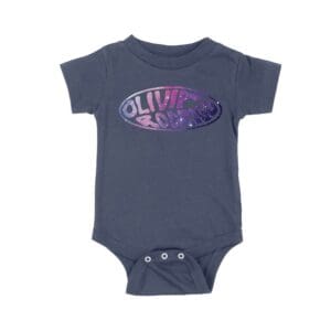Oval Olivia Rodrigo T-Shirt with Glitter Style Retro Lettering Unisex Baby Jersey
