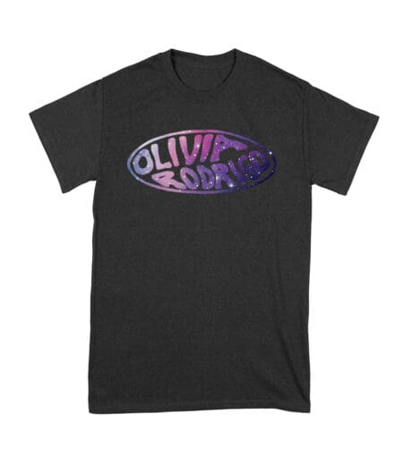 Oval Olivia Rodrigo T-Shirt with Glitter Style Retro Lettering Unisex Youth – Viva Party