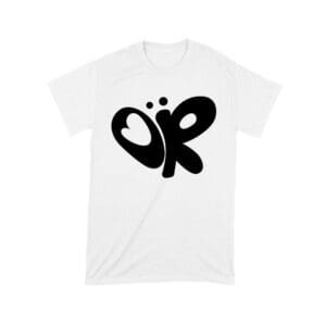 Minimalist OR Logo Olivia Rodrigo T-Shirt in Bold Black Modern Style Unisex Toddler