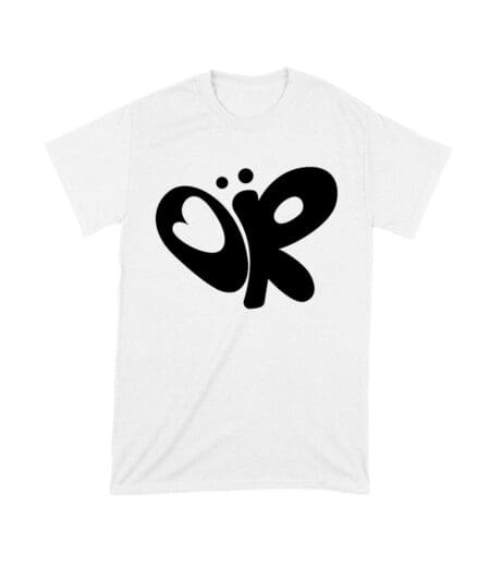 Minimalist OR Logo Olivia Rodrigo T-Shirt in Bold Black Modern Style Unisex Toddler