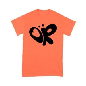 Minimalist OR Logo Olivia Rodrigo T-Shirt in Bold Black Modern Style Unisex Youth