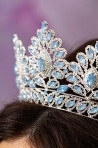 Bahama Blue Quinceanera pillows set and teddy bear - Image 5