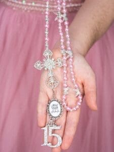 Light blue quinceanera cirio, cirio de quinceanera vela para quincenaera vela de quince anos - Image 7