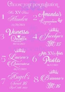 Quinceanera light blue crown - Image 10