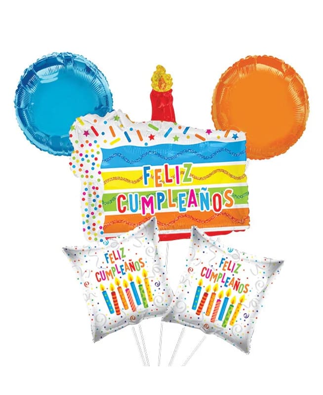Feliz Cumpleanos Balloon Bouquets