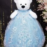 Light blue Teddy Bear for Quinceanera