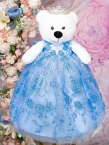 Light Blue Last Teddy Bear for Quinceanera