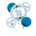 Baby in Bloom Foil Balloon Bouquet (5 Balloons)