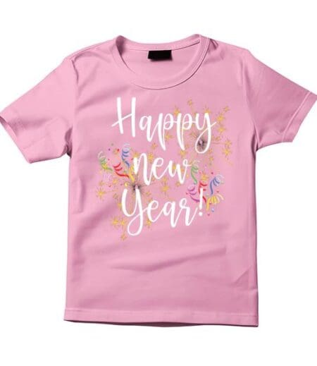 Happy New Year T-Shirt - Festive Celebration Design - Perfect Graphic Tee for New Year's Eve Party
