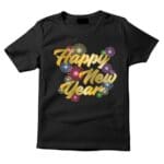 Happy New Year T-Shirt - Festive Holiday Graphic Tee - Celebrate New Year's Eve in Style